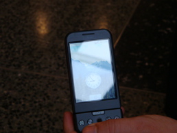 Google G1 phone snapped in London